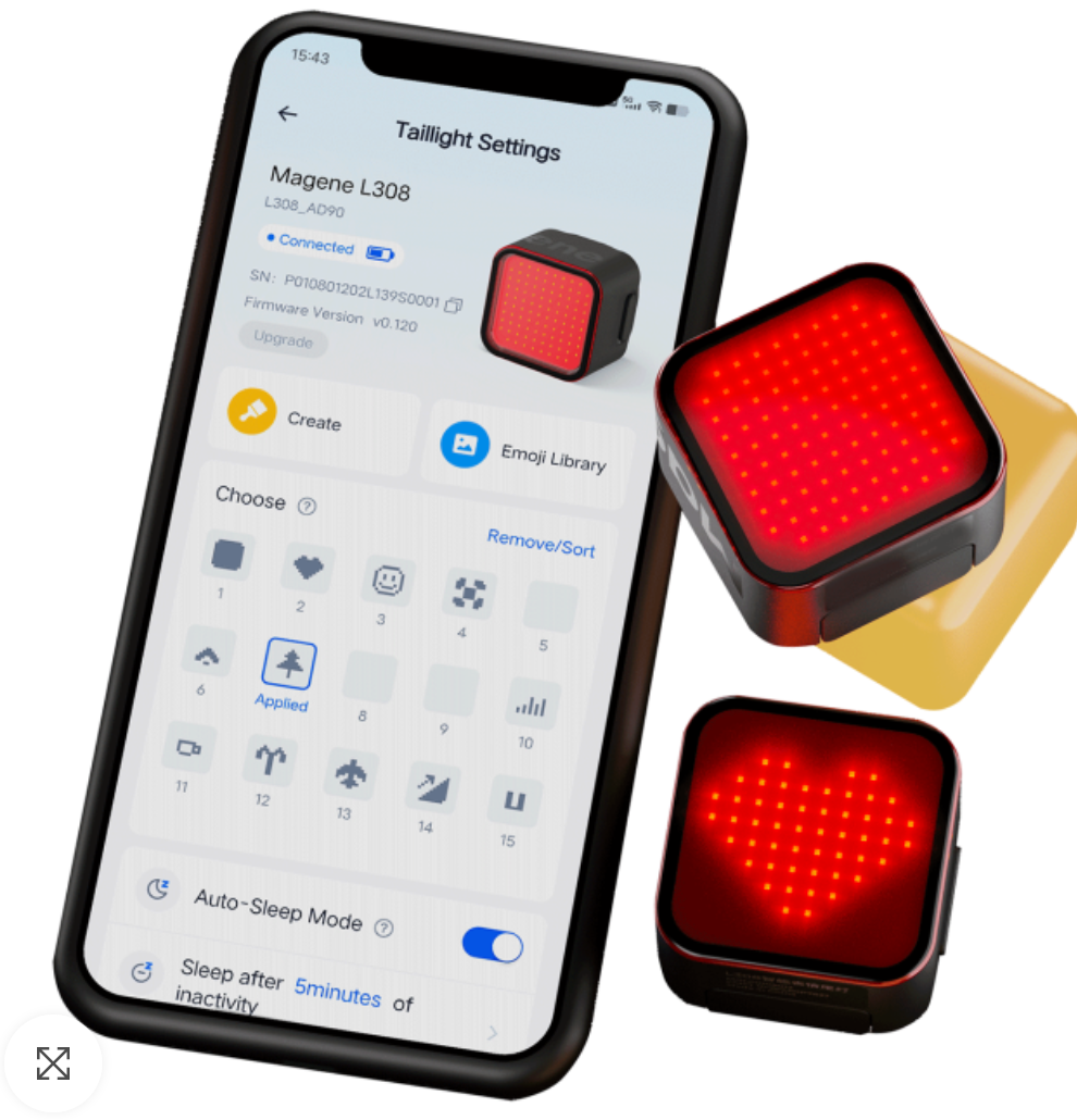 Magene L308 Intelligent Expression Tail Light